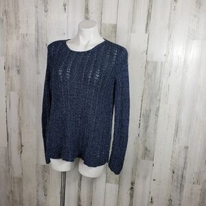 J. Jill soft knit blue sweater size small